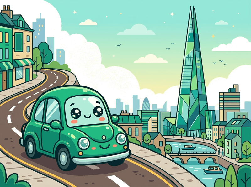 Illustration of a London landmark near Southwark